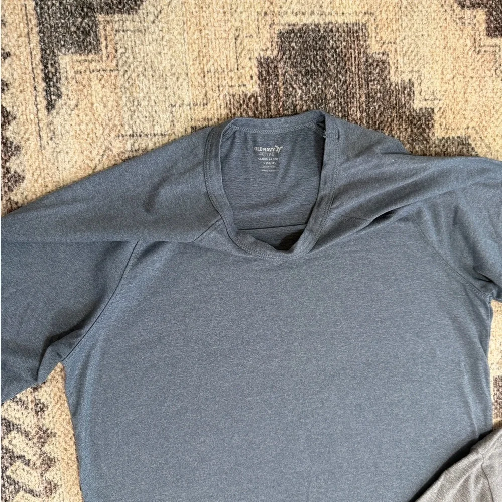 Crewcuts Pocket Tee + Old Navy Active Boys' Short Sleeve T-Shirt Bundle Sz 12